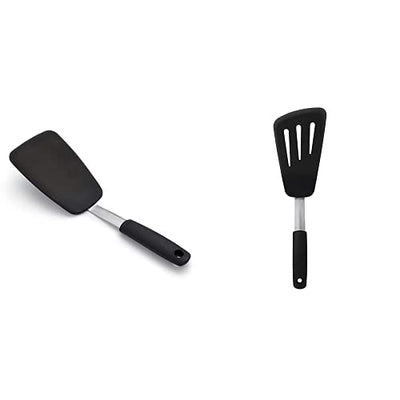 OXO Good Grips Large Silicone Flexible Turner, Stainless Steel