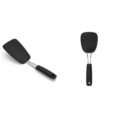 OXO Good Grips Large Silicone Flexible Turner, Stainless Steel