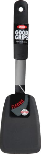 OXO Good Grips Large Silicone Flexible Turner, Stainless Steel