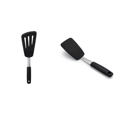 OXO Good Grips Large Silicone Flexible Turner, Stainless Steel