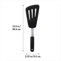 OXO Good Grips Large Silicone Flexible Turner, Stainless Steel
