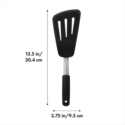 OXO Good Grips Large Silicone Flexible Turner, Stainless Steel