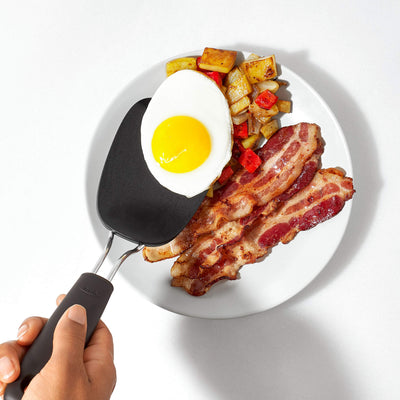 OXO Good Grips Large Silicone Flexible Turner, Stainless Steel