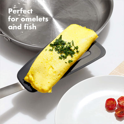 OXO Good Grips Large Silicone Flexible Turner, Stainless Steel