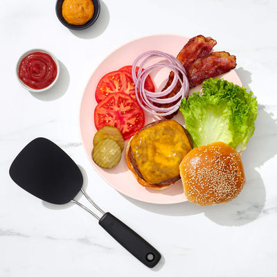 OXO Good Grips Large Silicone Flexible Turner, Stainless Steel