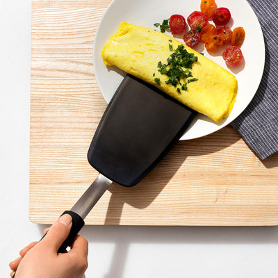 OXO Good Grips Large Silicone Flexible Turner, Stainless Steel